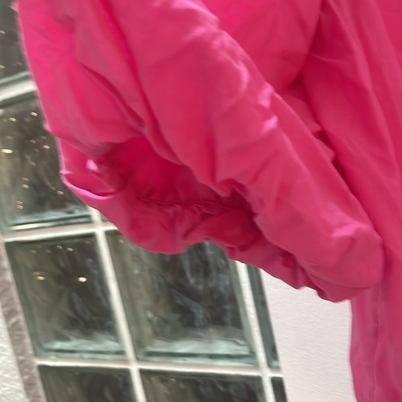 CUTE pink puffy balloon sleeve top from Macy’s. Size XL. - Picture 3 of 6